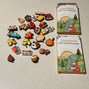 Autumn-Themed shoe charms